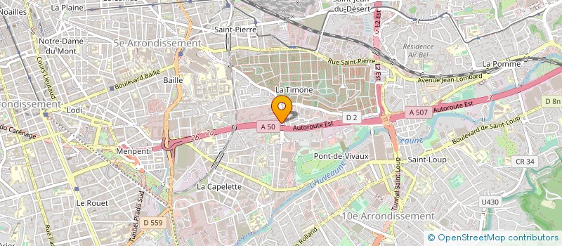 localisation de l'entreprise FG à MARSEILLE