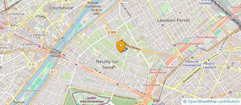 localisation de l'entreprise FG - 38 RENNEQUIN à NEUILLY-SUR-SEINE