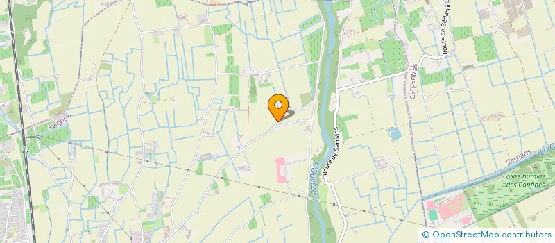 localisation de l'entreprise FG  BEDARRIDES