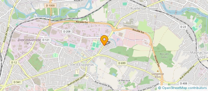 localisation de l'entreprise FG  L'ISLE-D'ESPAGNAC