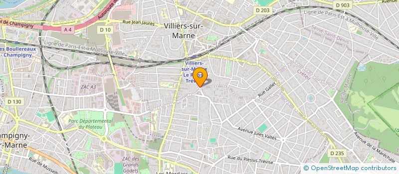 localisation de l'entreprise FG  VILLIERS-SUR-MARNE