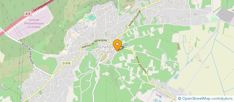 localisation de l'entreprise FG  ROCHEFORT-DU-GARD