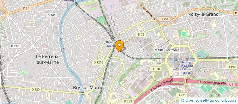 localisation de l'entreprise FG 94 INVEST  BRY-SUR-MARNE