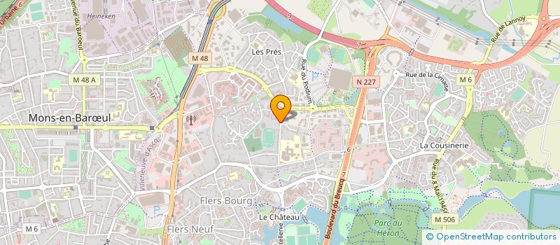 localisation de l'entreprise FG ARCHITECTURE  VILLENEUVE-D'ASCQ