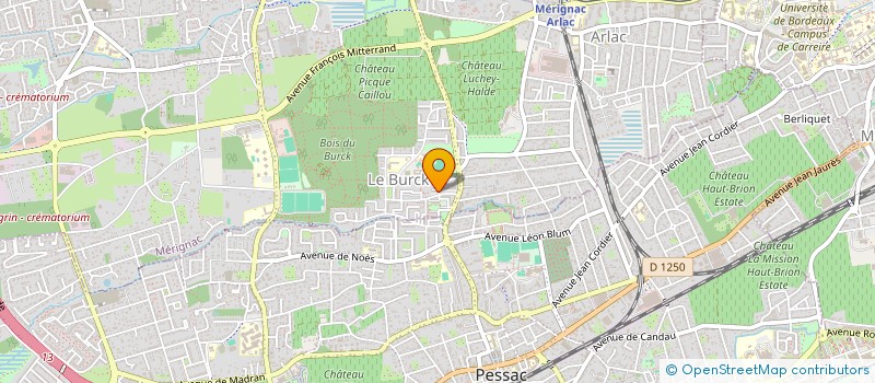 localisation de l'entreprise FG & ASSOCIES à MERIGNAC