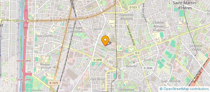 localisation de l'entreprise FG AUTO  GRENOBLE