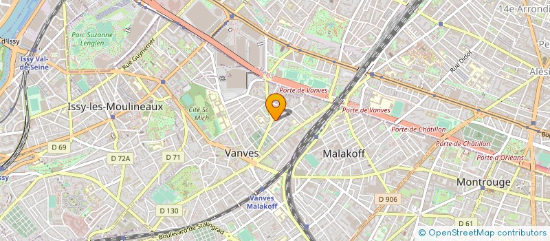 localisation de l'entreprise FG AUTOMOBILE à VANVES