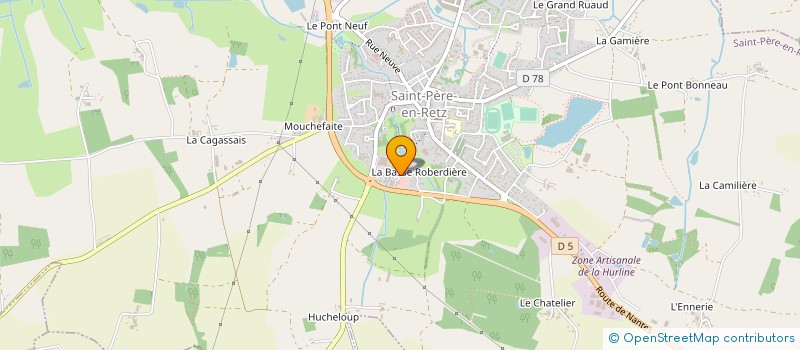 localisation de l'entreprise FG AUTOMOBILES à SAINT-PERE-EN-RETZ
