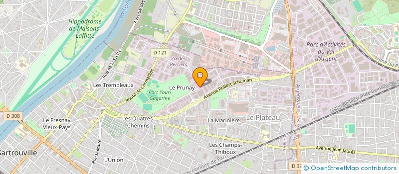 localisation de l'entreprise FG AUTOMOBILES SERVICES  SARTROUVILLE