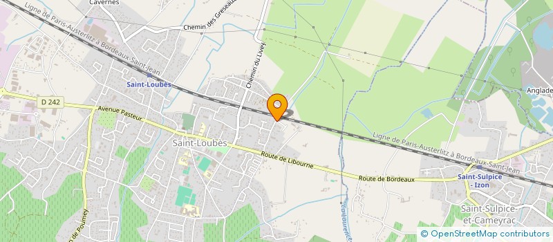 localisation de l'entreprise FG.BAT à SAINT-LOUBES