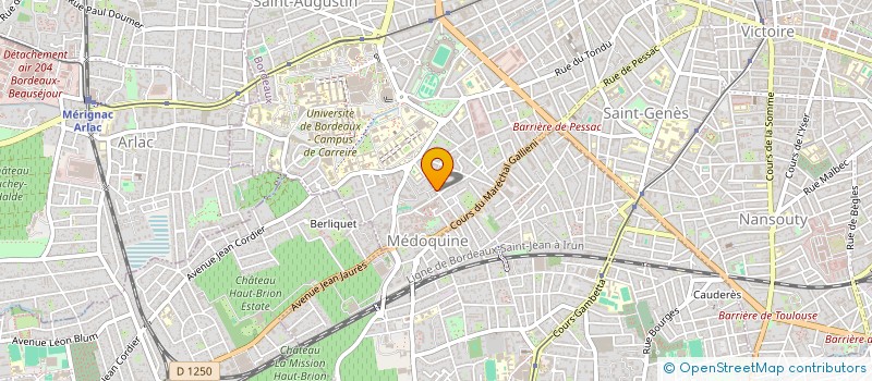 localisation de l'entreprise FG BATI 33  BORDEAUX