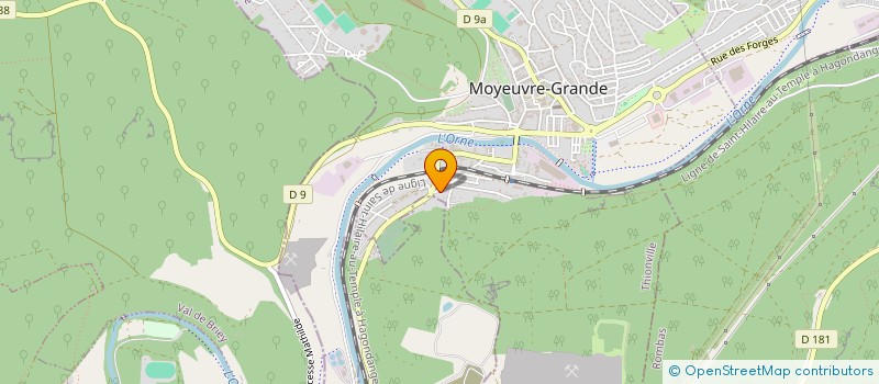 localisation de l'entreprise FG BATI CARRELAGE  MOYEUVRE-GRANDE