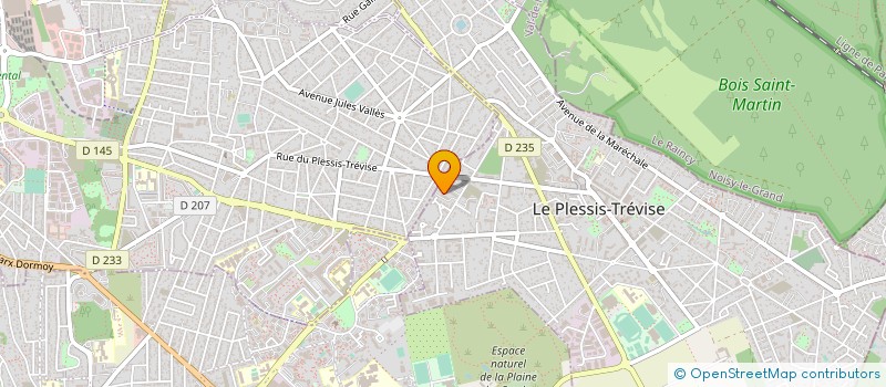 localisation de l'entreprise FG BATIMENT  LE PLESSIS-TREVISE