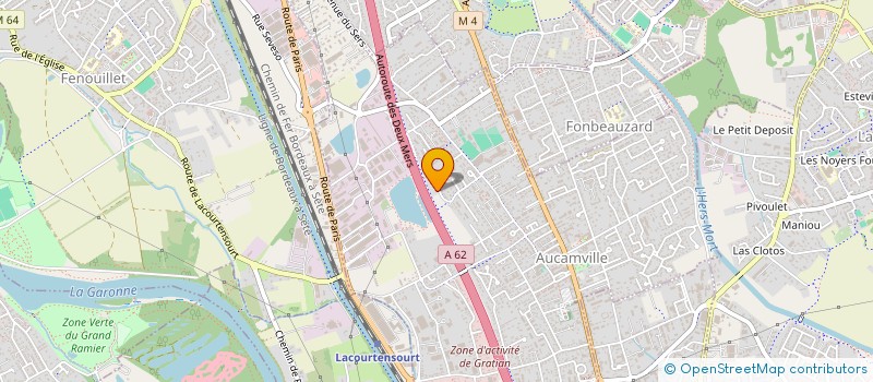 localisation de l'entreprise FG BATIMENT à AUCAMVILLE