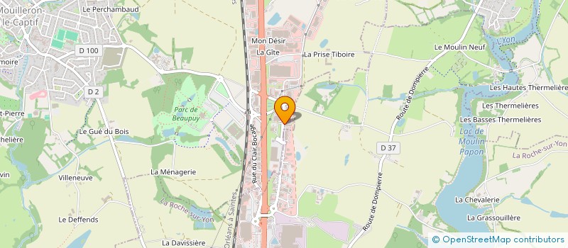 localisation de l'entreprise FG CAPITAL  MOUILLERON-LE-CAPTIF