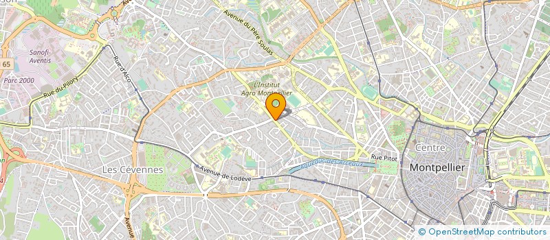 localisation de l'entreprise FG COIFFURE à MONTPELLIER
