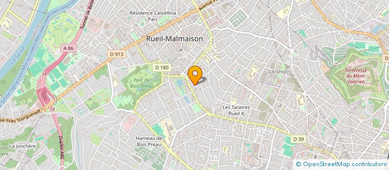 localisation de l'entreprise FG COIFFURE à RUEIL-MALMAISON