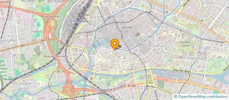 localisation de l'entreprise FG COMMUNICATION à STRASBOURG