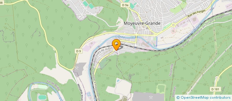 localisation de l'entreprise FG COMPAGNIE  MOYEUVRE-GRANDE