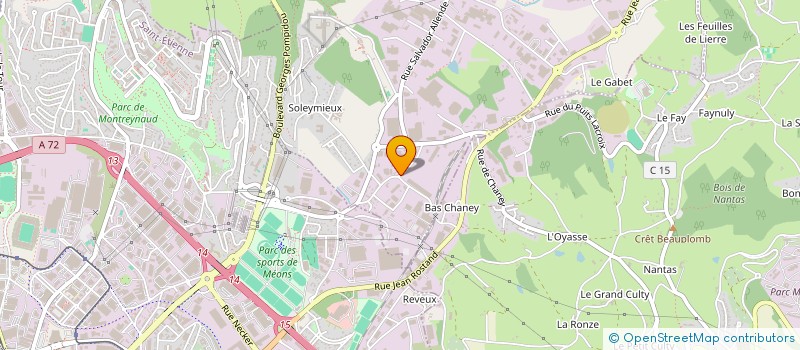 localisation de l'entreprise FG CONCEPT à LA TALAUDIERE