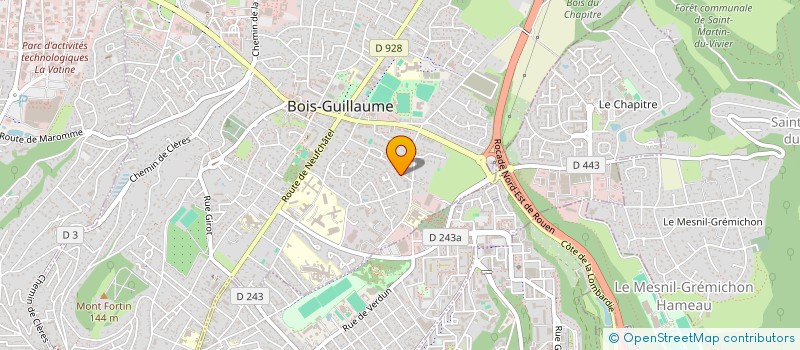 localisation de l'entreprise FG CONSEIL à BOIS-GUILLAUME