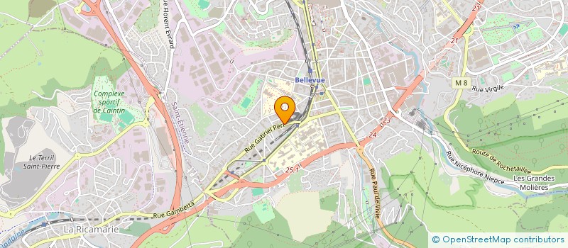 localisation de l'entreprise FG CONSEIL  SAINT-ETIENNE