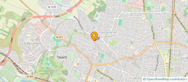 localisation de l'entreprise FG CONSEIL ET FORMATION  FONTAINE-LES-DIJON