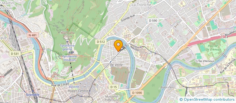 localisation de l'entreprise FG CONSEIL ET PATRIMOINE à GRENOBLE