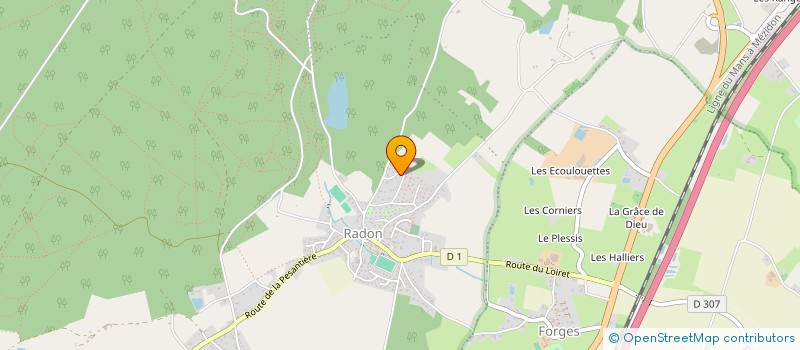 localisation de l'entreprise FG CONSEIL ET PATRIMOINE à ECOUVES