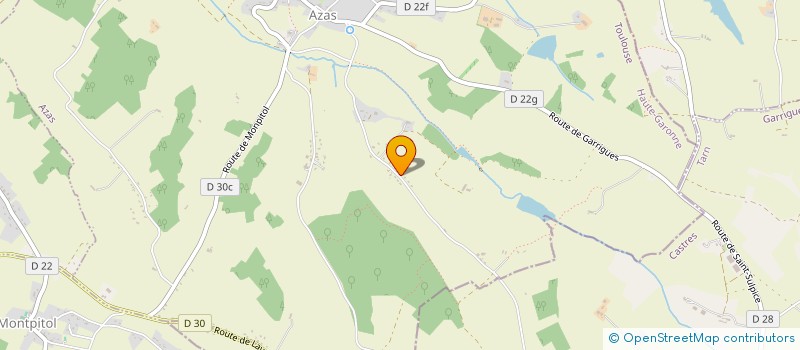 localisation de l'entreprise FG CONSEIL ET SOLUTIONS  AZAS