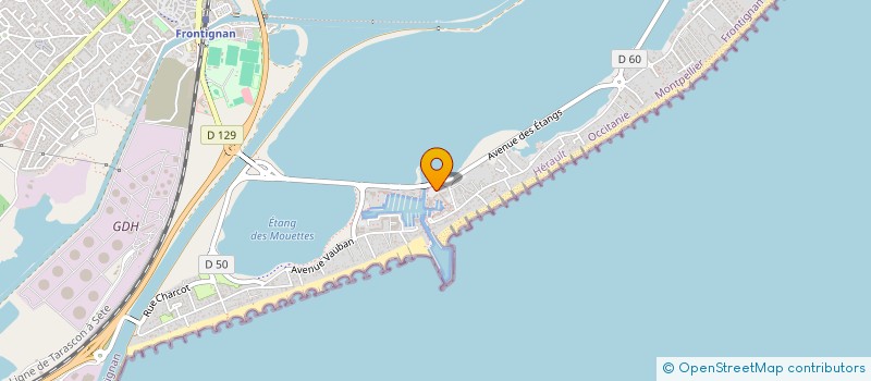 localisation de l'entreprise FG CONSEILS à FRONTIGNAN