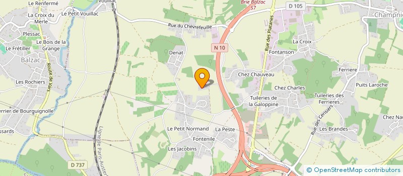 localisation de l'entreprise FG CONSEILS à CHAMPNIERS
