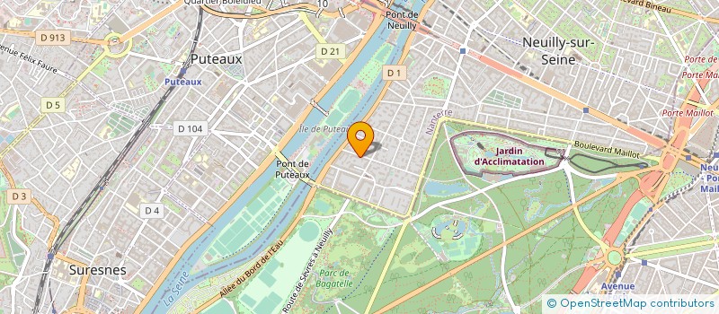 localisation de l'entreprise FG CONSULTING à NEUILLY-SUR-SEINE