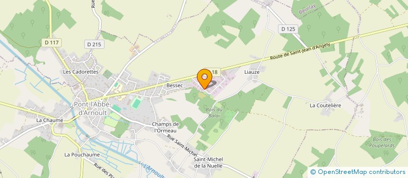 localisation de l'entreprise FG COUVERTURE  PONT-L'ABBE-D'ARNOULT