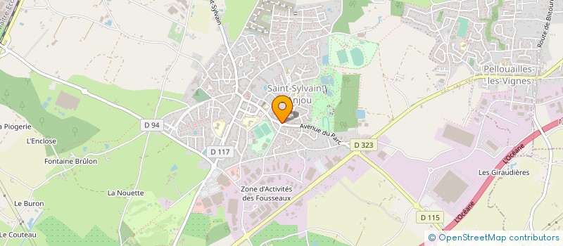 localisation de l'entreprise FG DECO à VERRIERES-EN-ANJOU