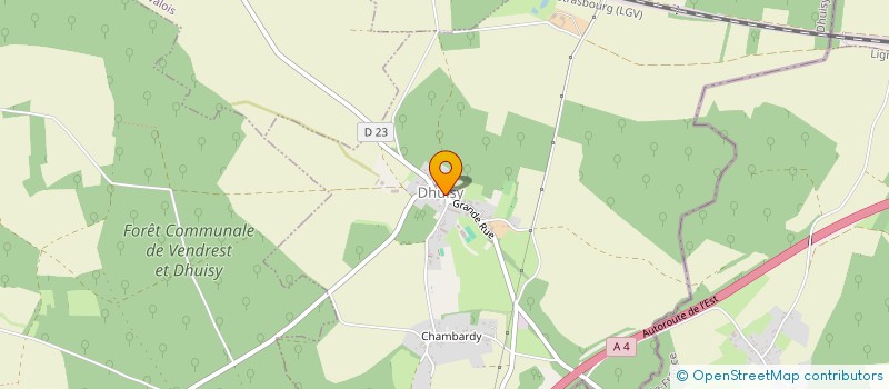localisation de l'entreprise FG DHUISY  DHUISY