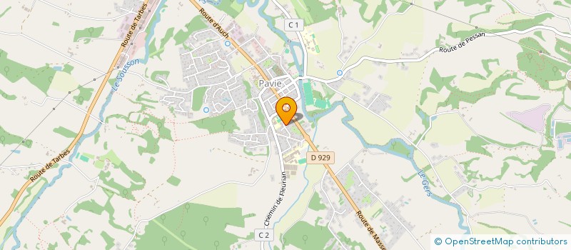 localisation de l'entreprise FG DU MOULIN  PAVIE