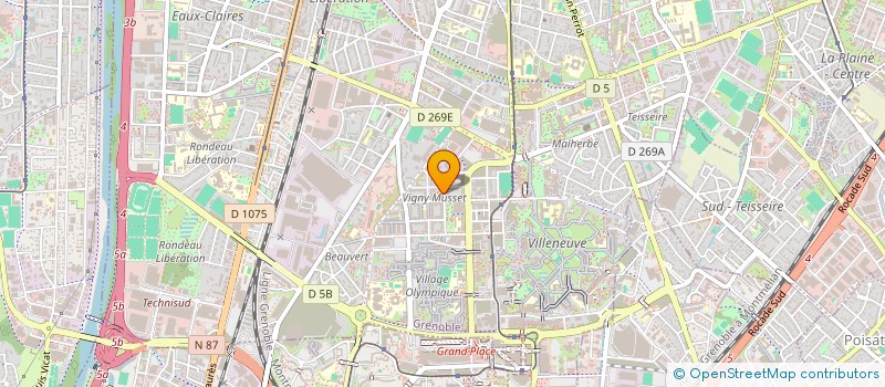 localisation de l'entreprise FG ECO'SERVICES  GRENOBLE