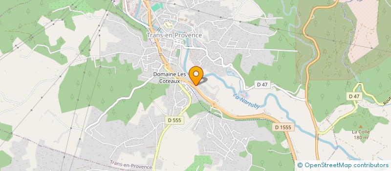 localisation de l'entreprise FG ENTREPRISE à TRANS-EN-PROVENCE