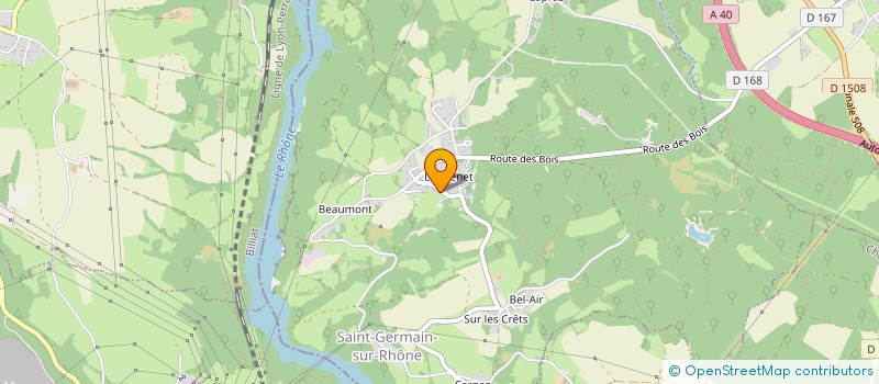 localisation de l'entreprise FG & ES  SAINT-GERMAIN-SUR-RHONE