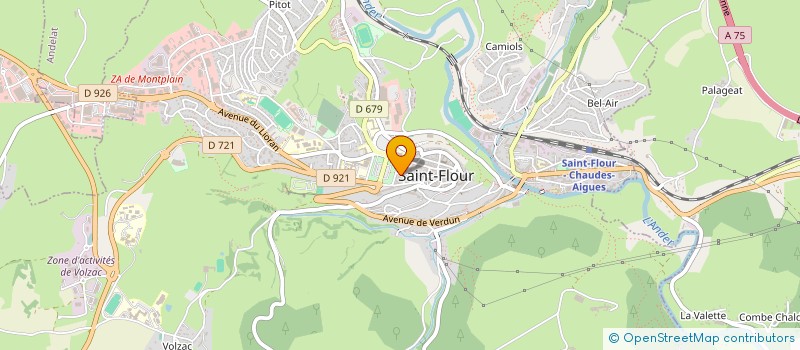 localisation de l'entreprise FG FINANCES à SAINT-FLOUR