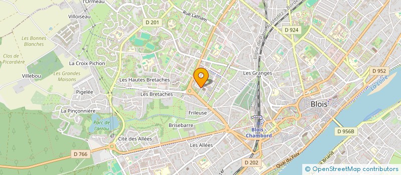 localisation de l'entreprise FG FORESTIERS à BLOIS