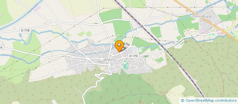localisation de l'entreprise FG GROUP  ALLEINS