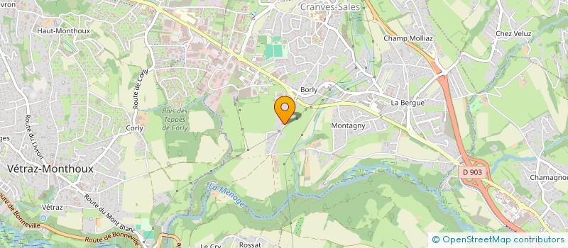 localisation de l'entreprise FG HOLDING  CRANVES-SALES