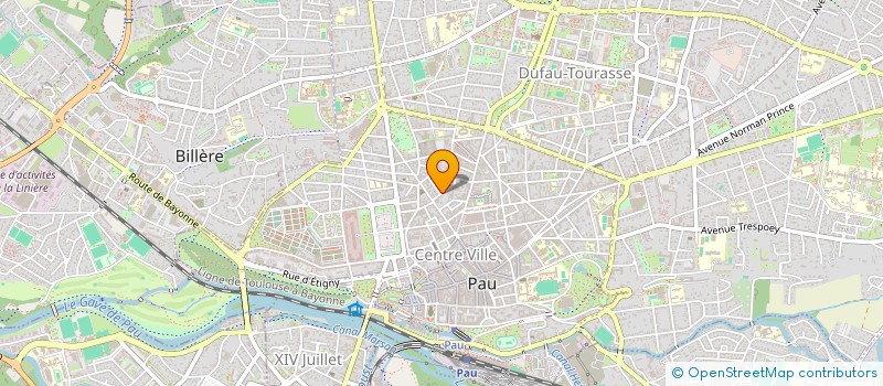 localisation de l'entreprise FG HOLDING  PAU