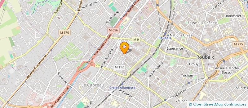 localisation de l'entreprise FG HOLDING FINANCIERE à CROIX