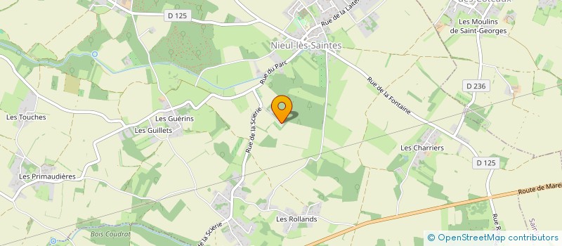 localisation de l'entreprise FG IMMO  NIEUL-LES-SAINTES