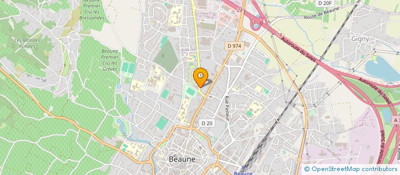 localisation de l'entreprise FG IMMO à NUITS-SAINT-GEORGES