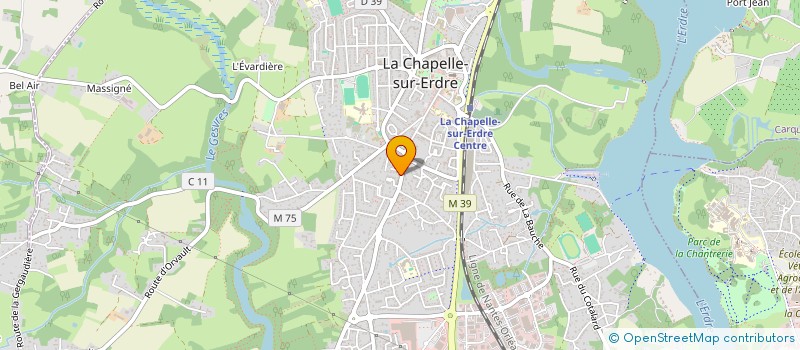 localisation de l'entreprise FG IMMO à LA CHAPELLE-SUR-ERDRE