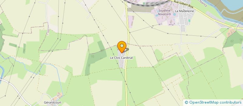 localisation de l'entreprise FG IMMO  VILLE-EN-VERMOIS